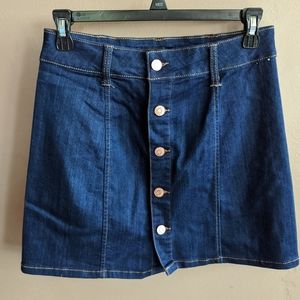 Celebrity Pink Denim Skirt